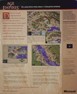 Age of Empires back cover