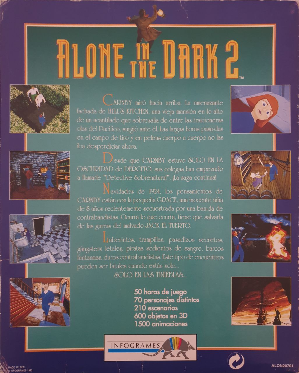 Alone in the Dark 2 back cover