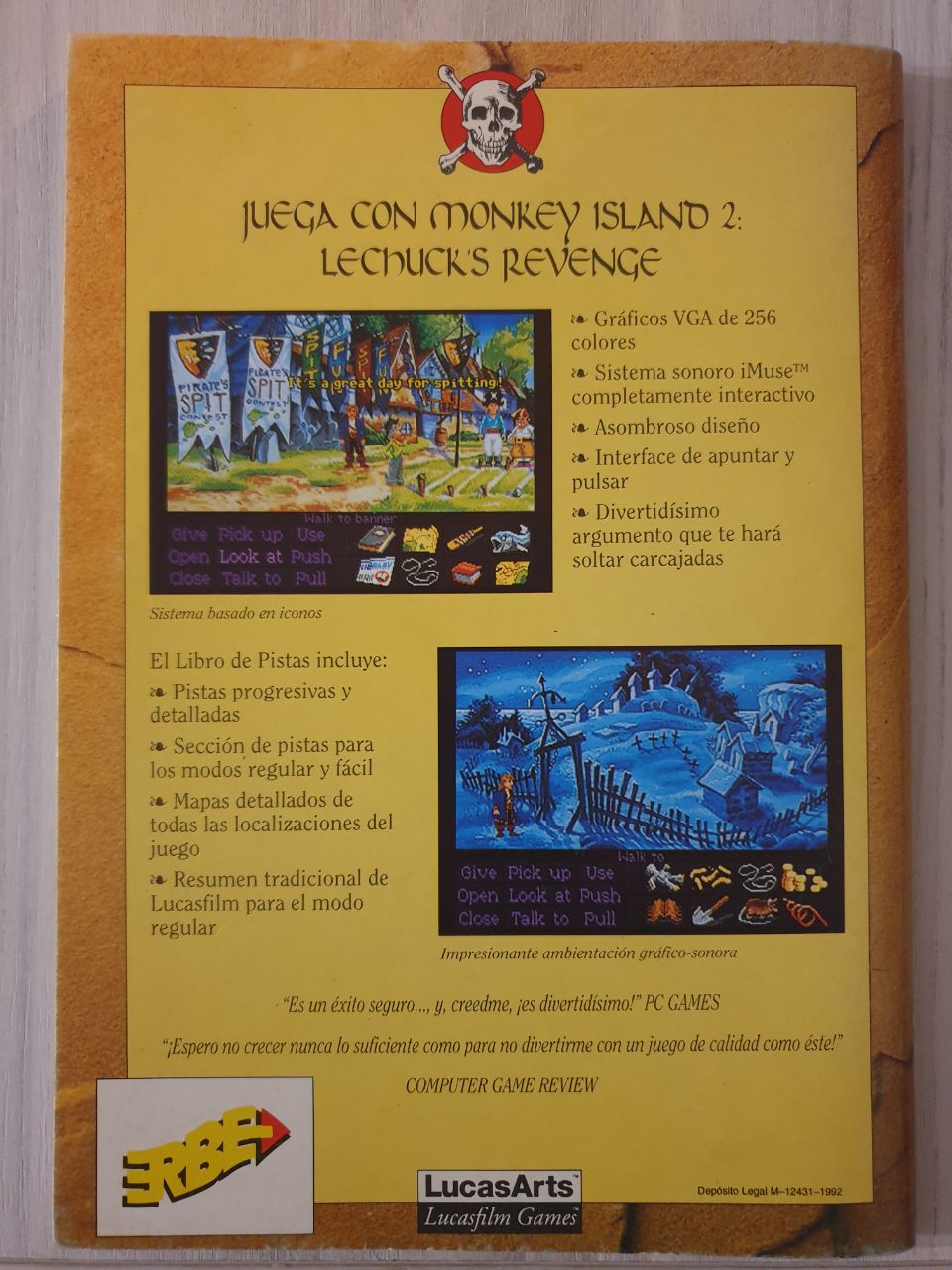 Monkey Island 2: LeChuck's Revenge librodepistas_b