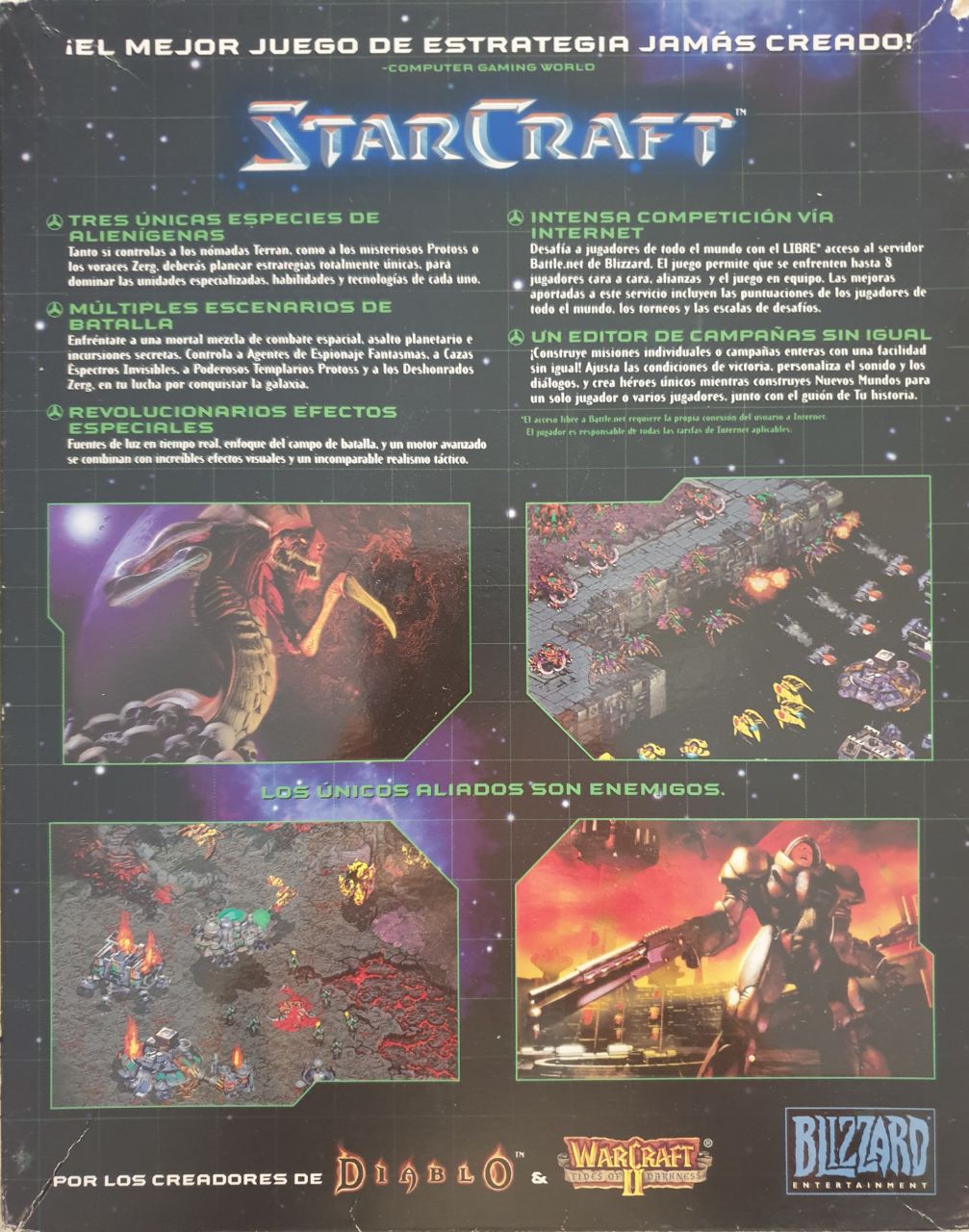 Starcraft back cover